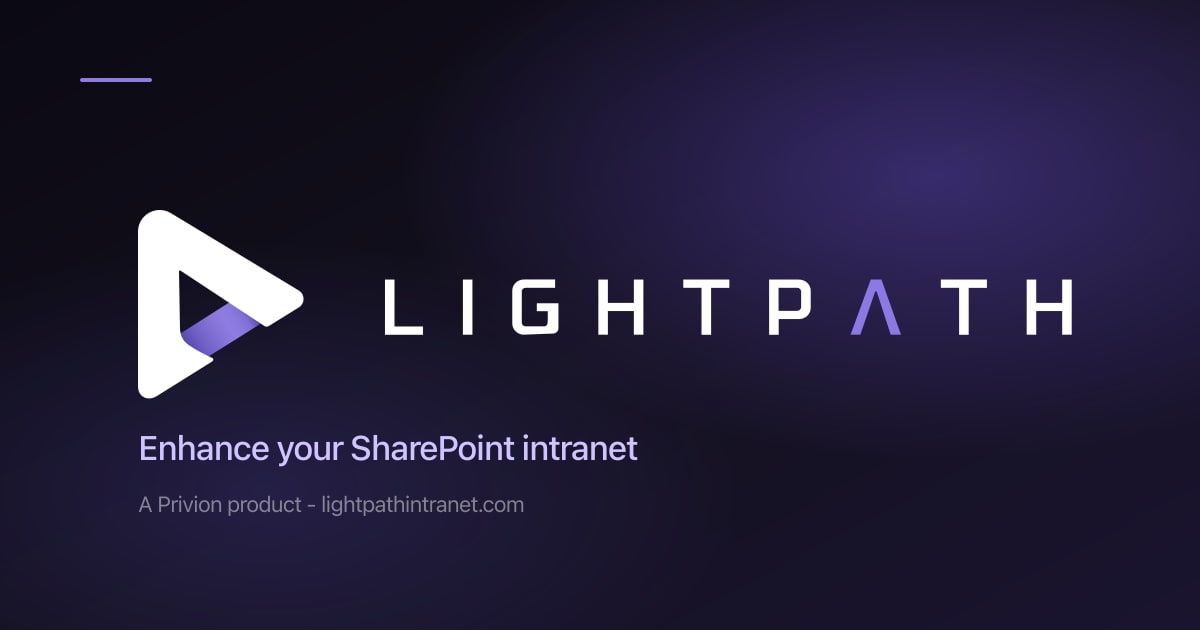 LightPath Intranet · Enhance your SharePoint intranet
